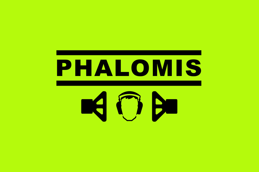 PHALOMIS LOGO acidgreen black